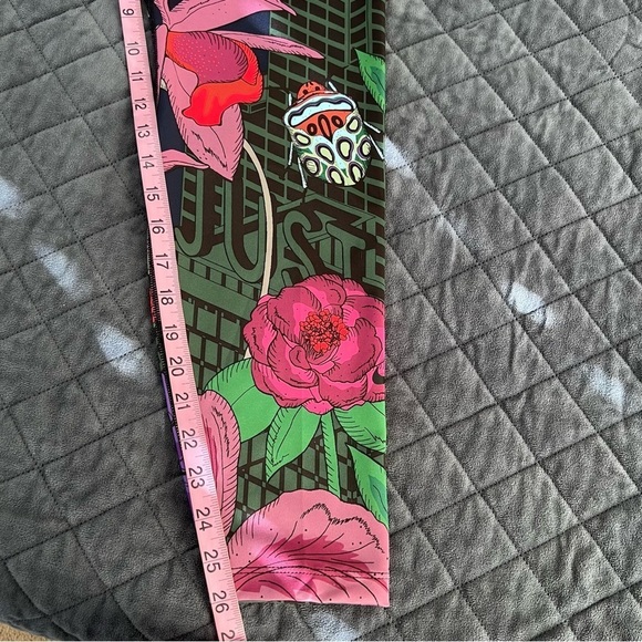 Nike Leggings Women 1X One Icon Clash Floral High Rise Tropical training run B25 - Picture 8 of 8